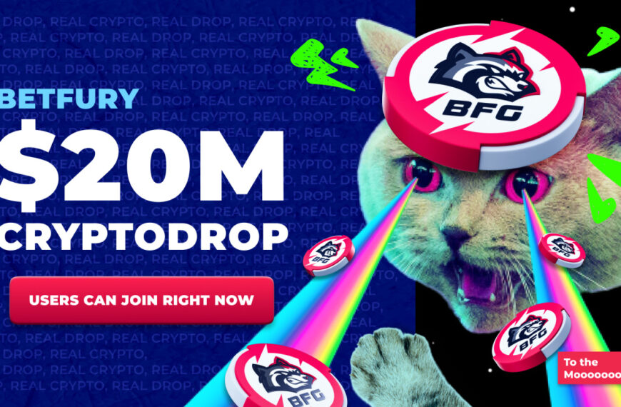 BetFury Announces $20 Million Cryptodrop Event