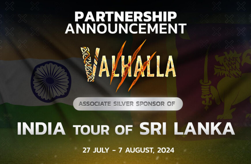 Floki’s Valhalla Joins as Associate Sponsors for India’s Tour of Sri Lanka