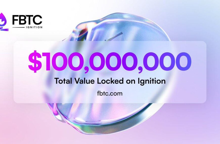 Omnichain BTC Asset FBTC Crosses $100M in TVL, Ignition Unveils “Sparkle” Campaign”