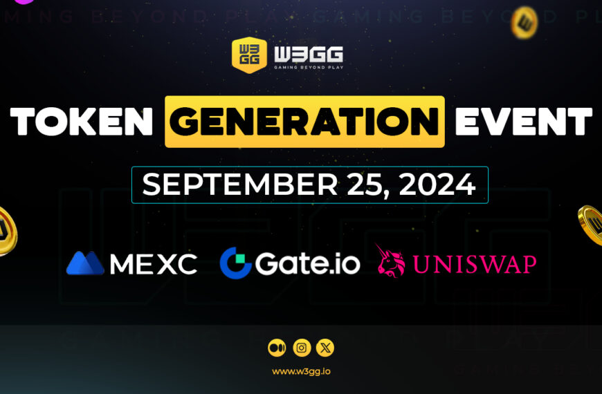 W3GG Token to be Listed on Gate.io, MEXC, and Uniswap, Leading the Future of Web3 Gaming