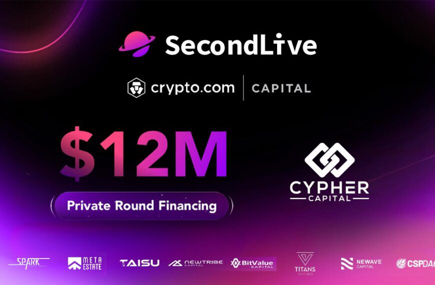 Cypher Capital Participates in $12M Funding Round for SecondLive