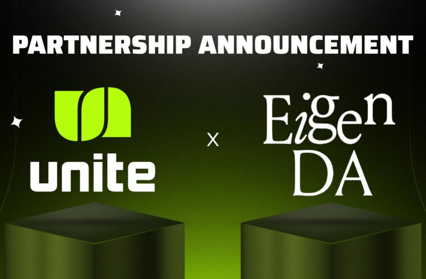 Unite Partners with EigenDA to Revolutionize Infrastructure for Scaling Web3 Mobile Gaming