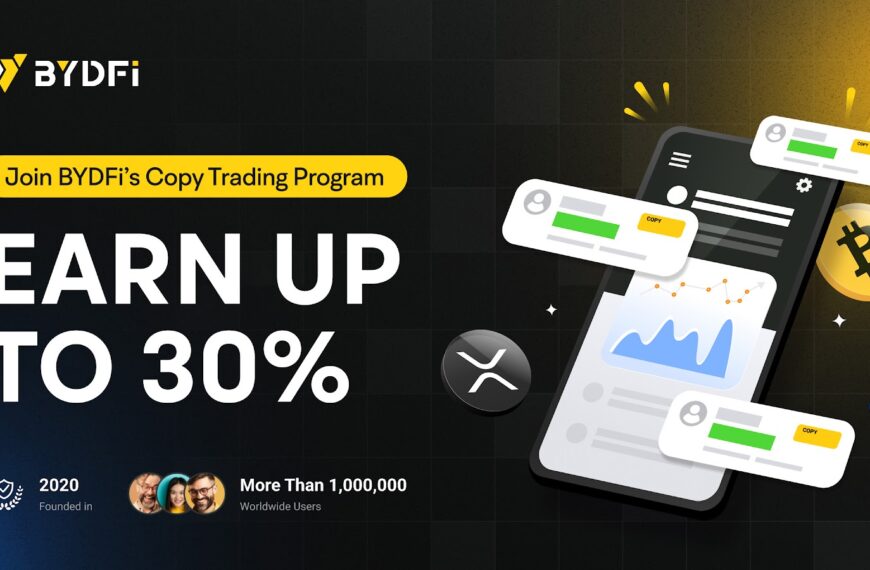 BYDFi Launches Contract Copy Trading Leader Participation Program with Up to 30% Profit Sharing