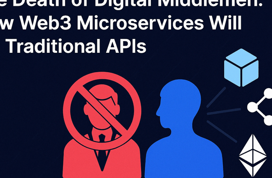 The Death of Digital Middlemen: How Web3 Microservices Will Kill Traditional APIs