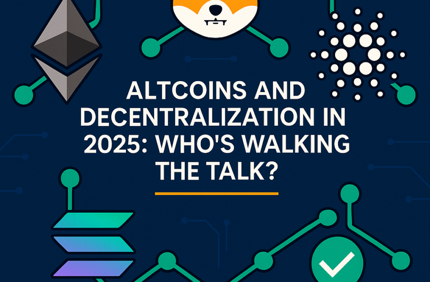 Altcoins and Decentralization in 2025: Which Projects Truly Deliver?