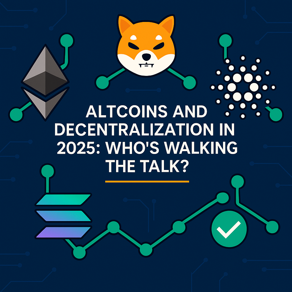 Altcoins and Decentralization in 2025: Which Projects Truly Deliver?