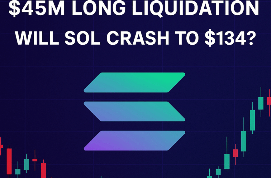 Solana Faces $45M in Long Liquidations: Will SOL Slide Below $143?