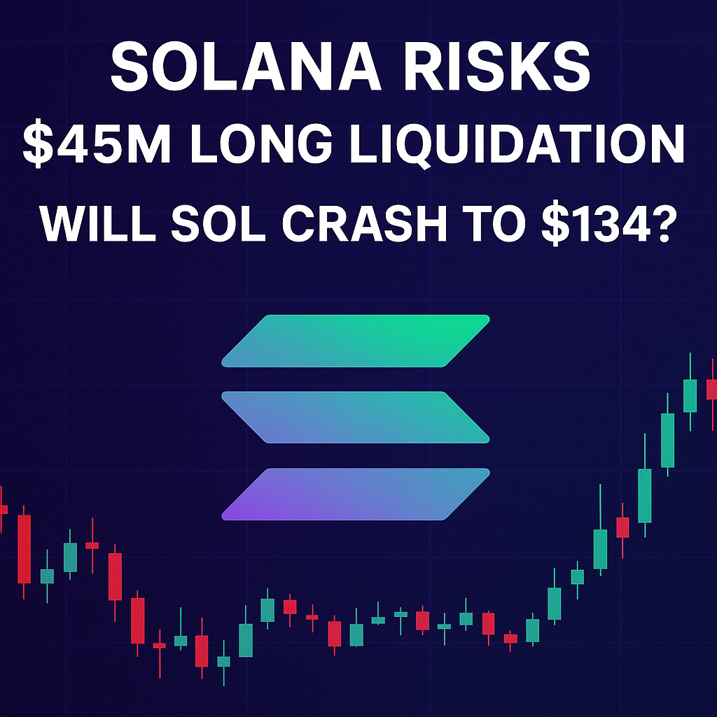 Solana Faces $45M in Long Liquidations: Will SOL Slide Below $143?
