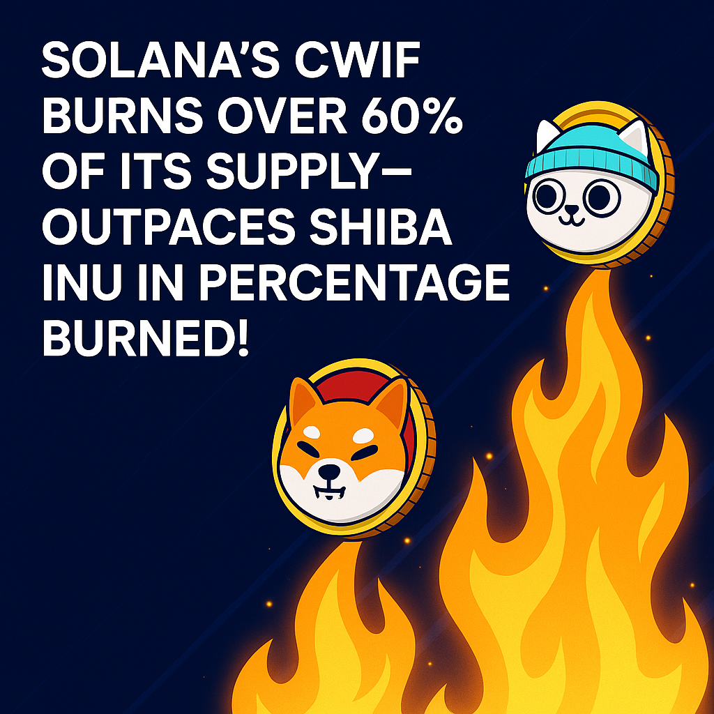 Solana Meme Coin CWIF Outburns Shiba Inu in Token Supply Destruction