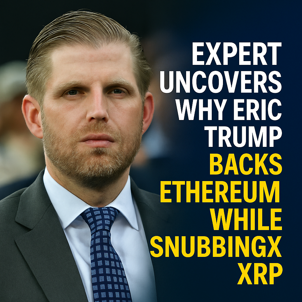 Expert Explains Why Eric Trump Backs Ethereum Over XRP