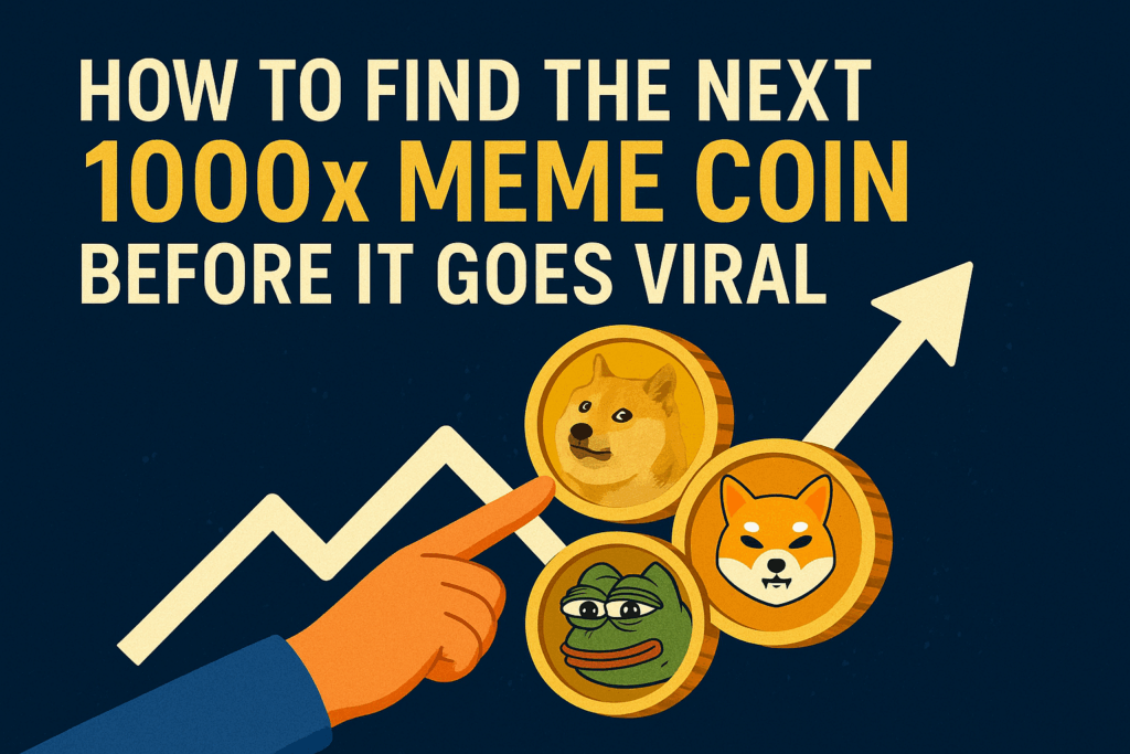 How to Find the Next 1000x Meme Coin Before It Goes Viral
