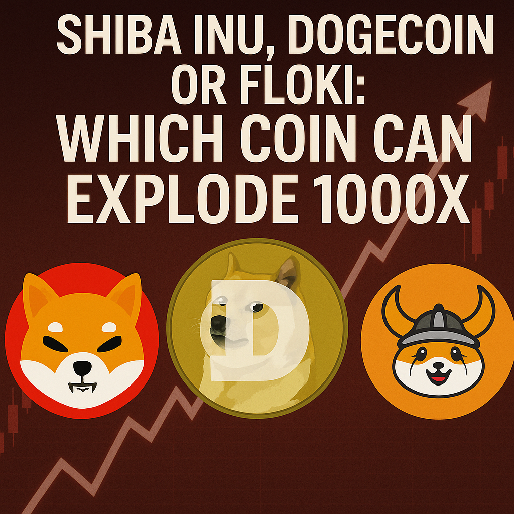 Shiba Inu, Dogecoin or Floki: Which Coin Can Explode 1000x?