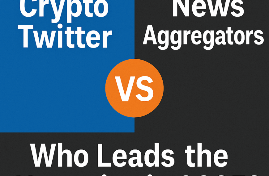 Crypto Twitter vs News Aggregators: Who Leads the Narrative in 2025?