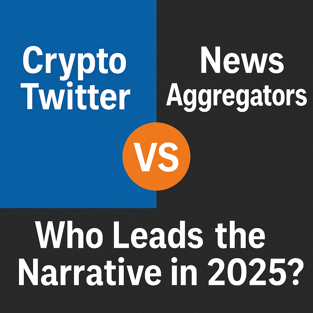 Crypto Twitter vs News Aggregators: Who Leads the Narrative in 2025?
