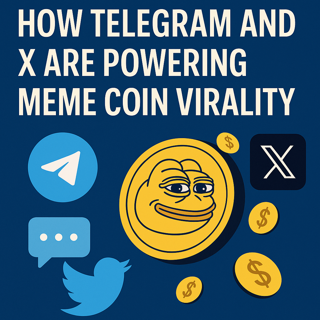 How Telegram and X Are Powering Meme Coin Virality