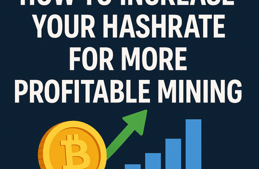 How to Increase Your Hashrate for More Profitable Mining