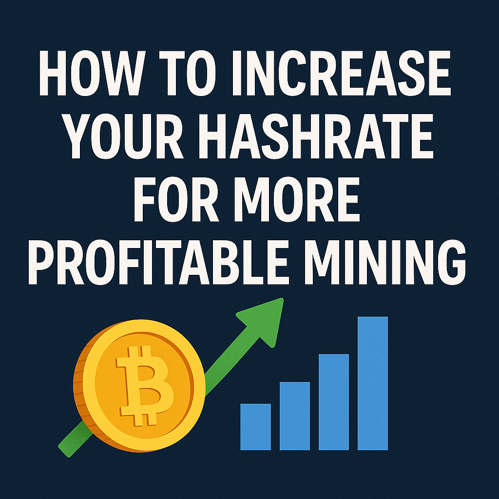 How to Increase Your Hashrate for More Profitable Mining