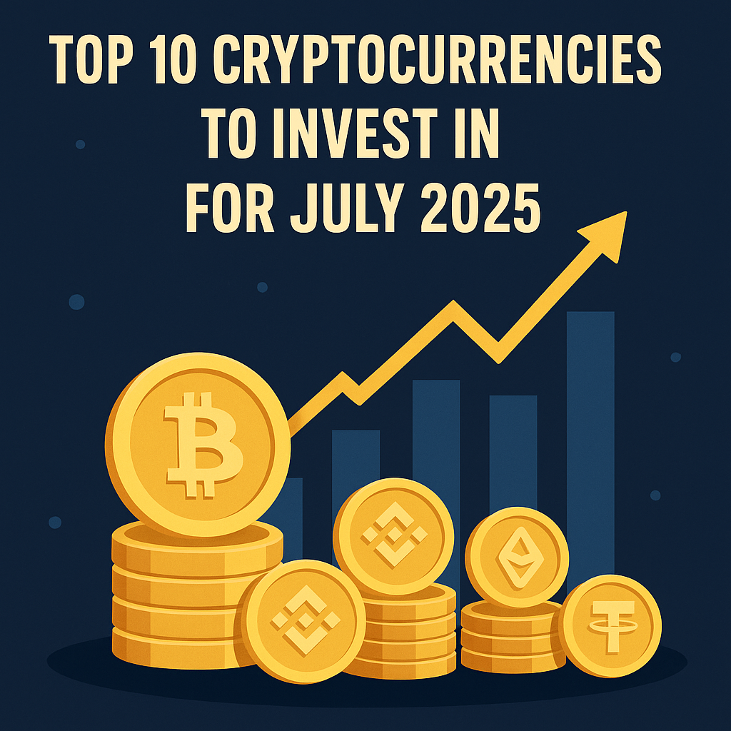 Top 10 Cryptocurrencies to Invest In for July 2025