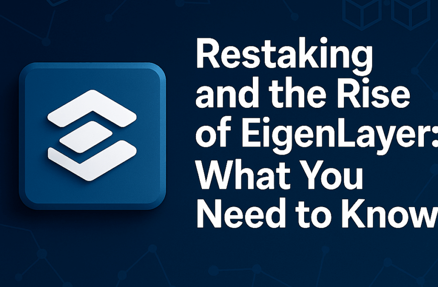 Restaking and the Rise of EigenLayer: What You Need to Know