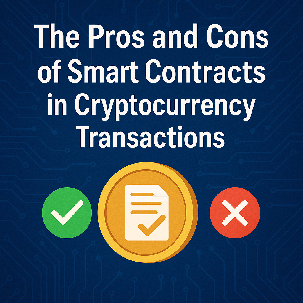 The Pros and Cons of Smart Contracts in Cryptocurrency Transactions