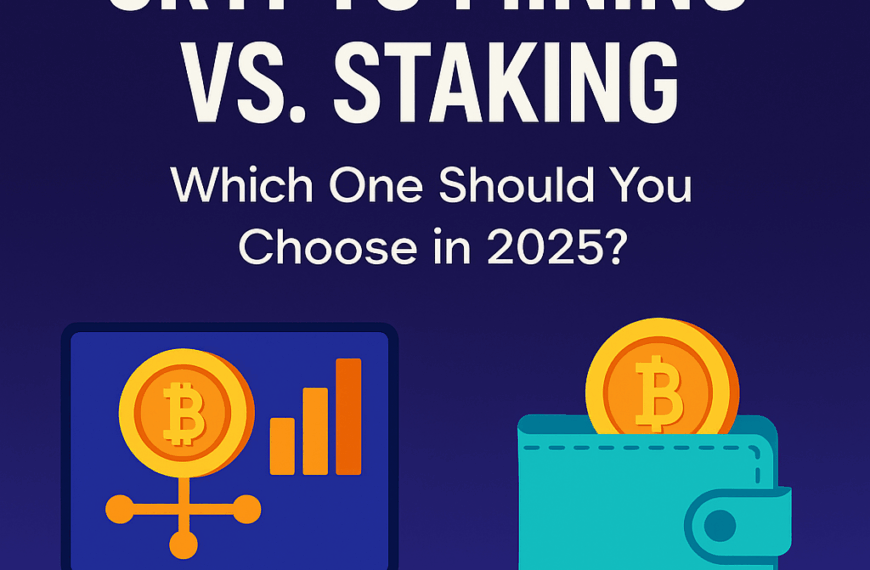 Crypto Mining vs. Staking: Which One Should You Choose in 2025?