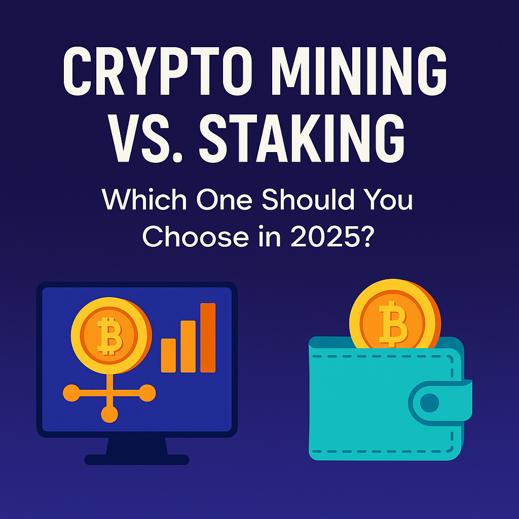 Crypto Mining vs. Staking: Which One Should You Choose in 2025?