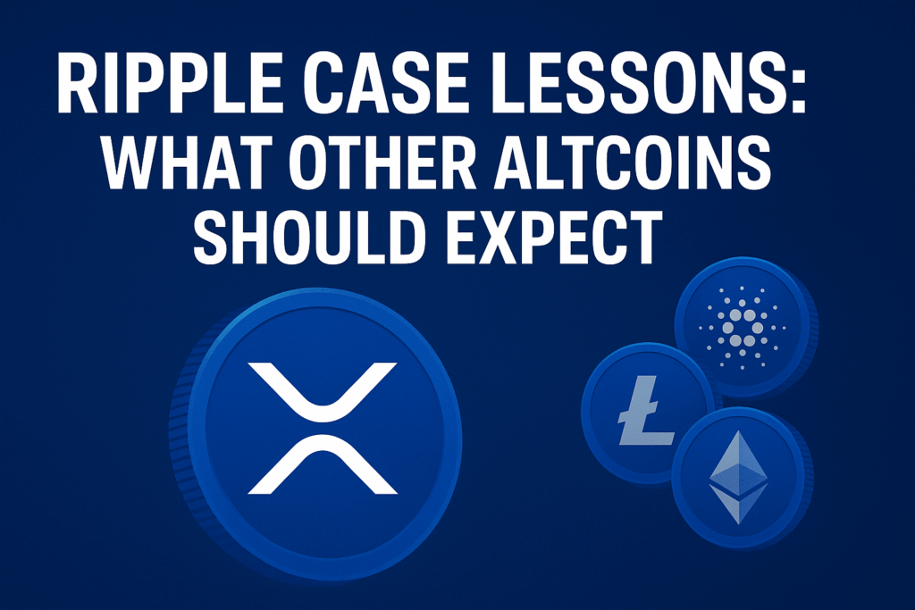 Ripple Case Lessons: What Other Altcoins Should Expect