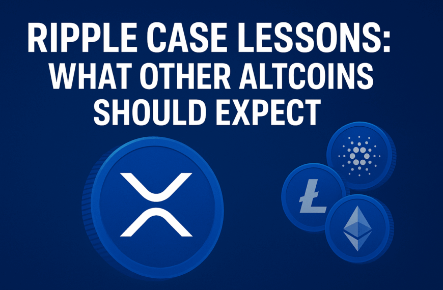 Ripple Case Lessons: What Other Altcoins Should Expect
