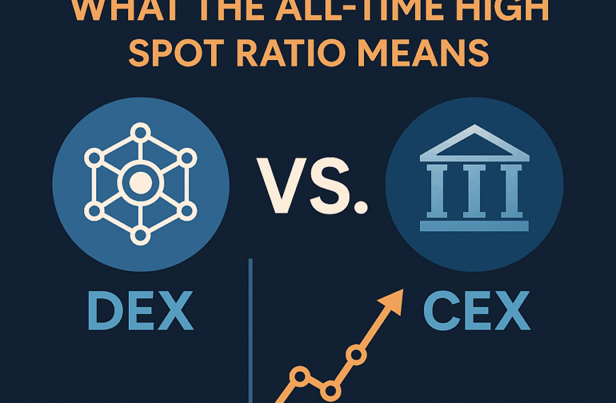 DEX vs. CEX in 2025: What the All-Time High Spot Ratio Means