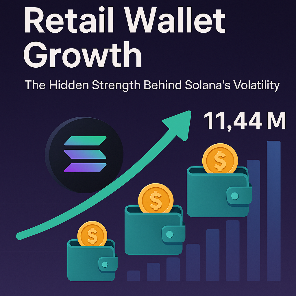Retail Wallet Growth: The Hidden Strength Behind Solana’s Volatility