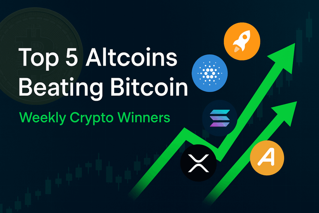 Top 5 Altcoins Beating Bitcoin This Week