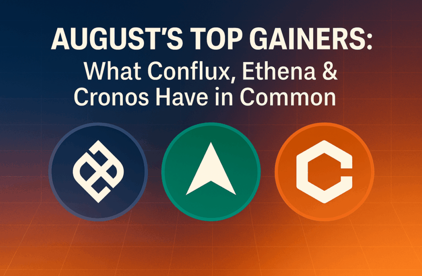 August’s Potential Top Gainers: What Conflux, Ethena & Cronos Have in Common