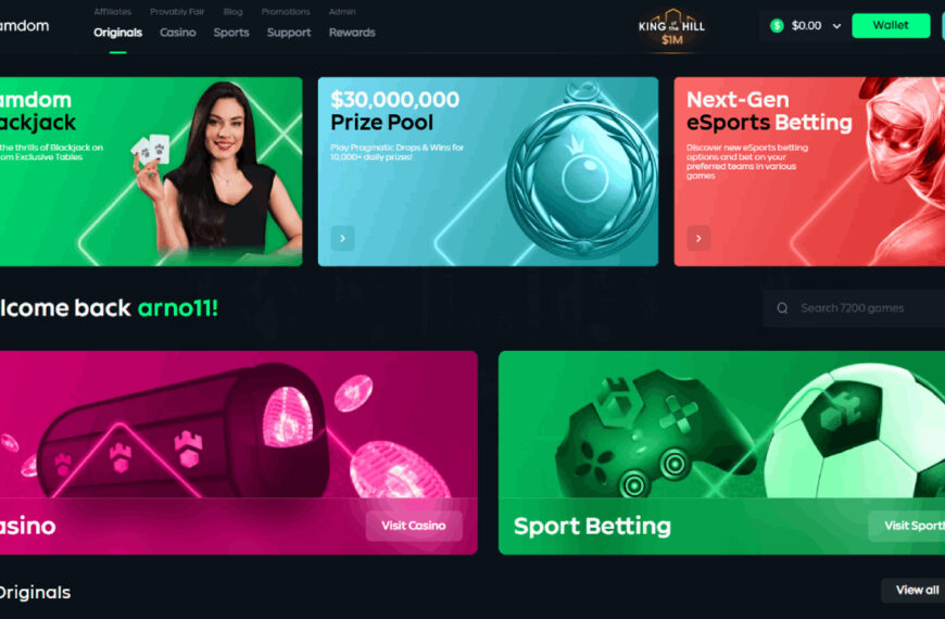 Gamdom Launches Next-Level Sportsbook Experience