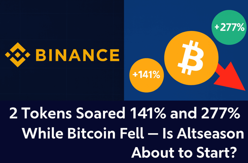 2 Tokens Soared 141% and 277% While Bitcoin Fell — Is Altseason About to Start?