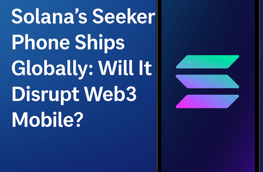 Solana’s Seeker Phone Ships Globally: Will It Disrupt Web3 Mobile?