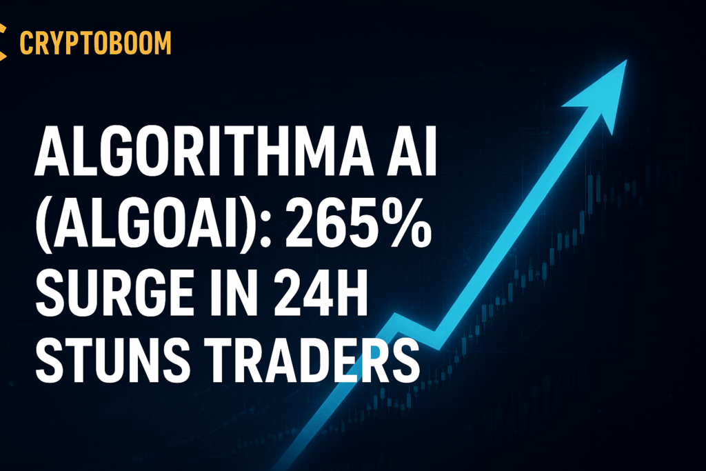 ALGORITHA AI (ALGOAI): 265% Surge in 24H Stuns Traders