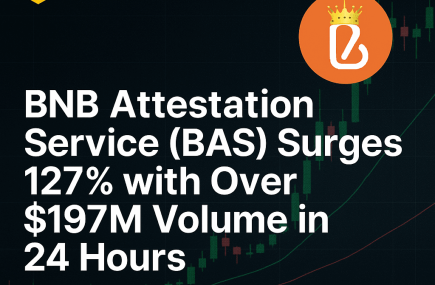 BNB Attestation Service (BAS) Surges 127% with Over $197M Volume in 24 Hours