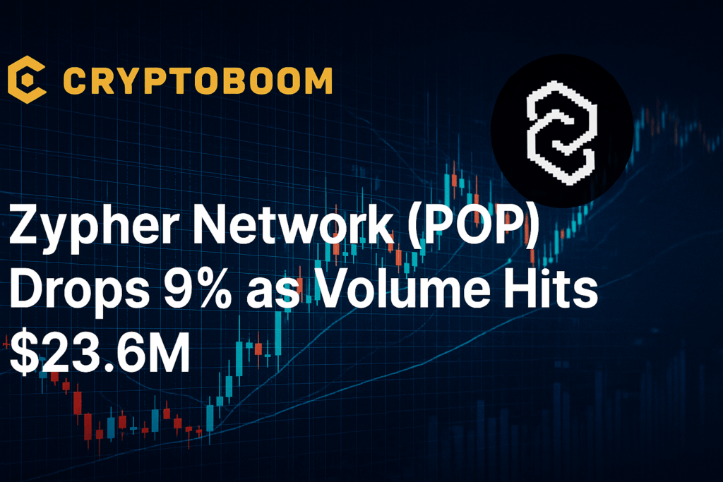 Zypher Network (POP) Drops 9% as Volume Hits $23.6M