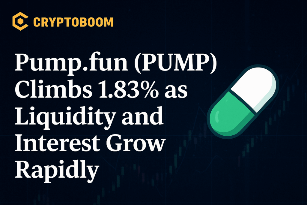 Pump.fun (PUMP) Gains 1.83% as Trading Volume Surges Past $273M