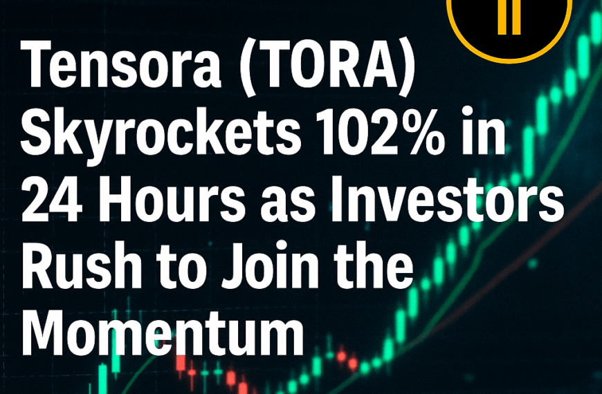 Tensora (TORA) Skyrockets 102% in 24 Hours as Investors Rush to Join the Momentum
