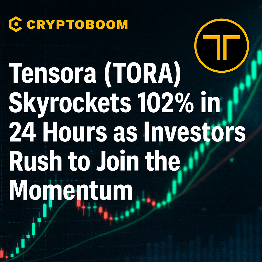 Tensora (TORA) Skyrockets 102% in 24 Hours as Investors Rush to Join the Momentum